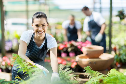 Charity partnership for reusable garden materials
